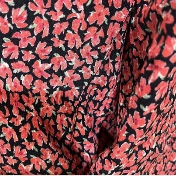 Zara Floral Print Long sleeve Oversized Mini
Dress(Size XS) - Picture 9 of 10